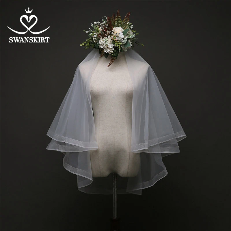 Вуаль Swanskirt для рождественских подарков, свадебная вуаль,, свадебная вуаль длиной 1 м, ACC