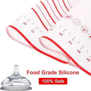 

Silicone Baking Mats Sheet Pizza Dough Non-Stick Maker Holder Pastry Kitchen Gadgets Cooking Tools Utensils Bakeware Accessories