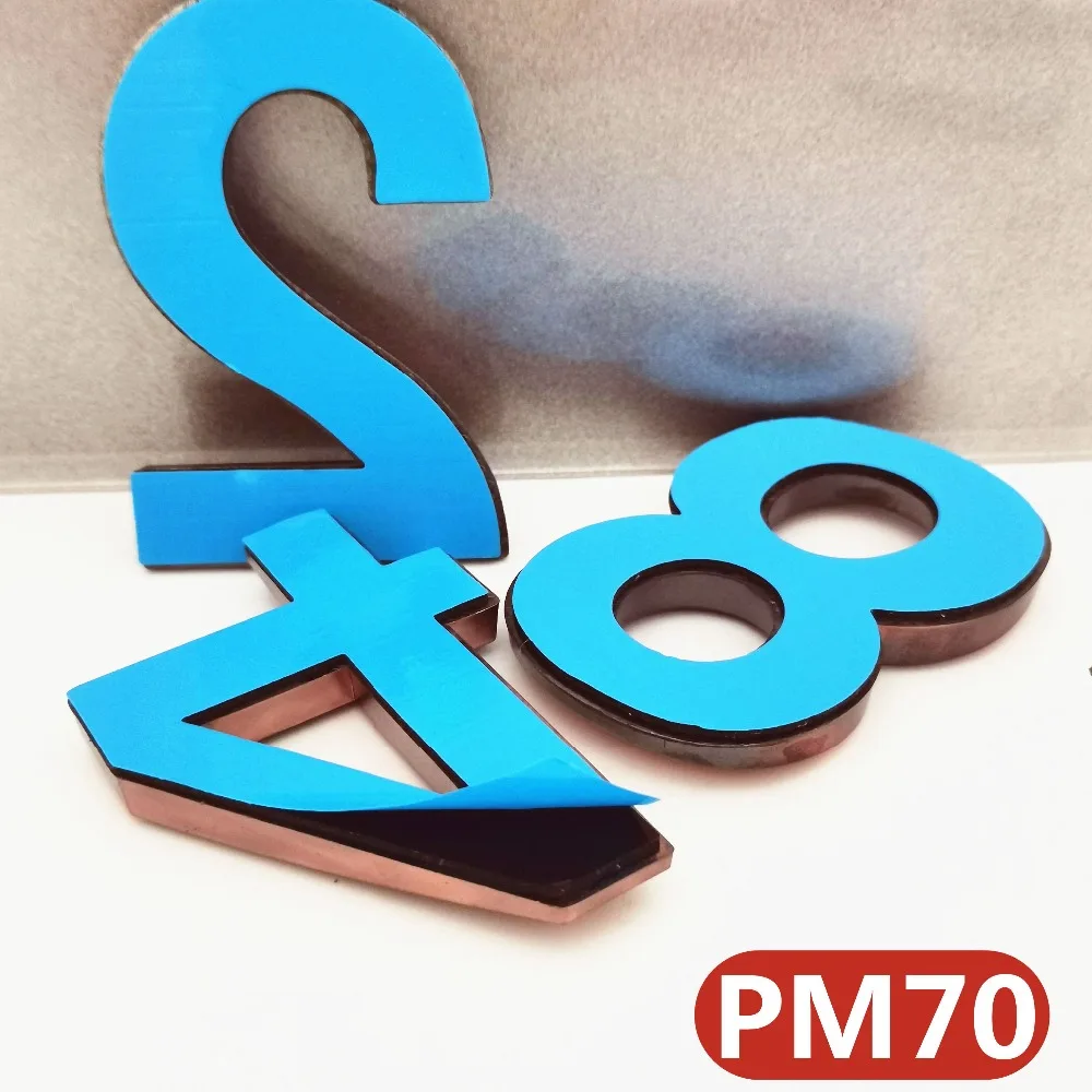 PM70胖型塑料门牌4色=背部图