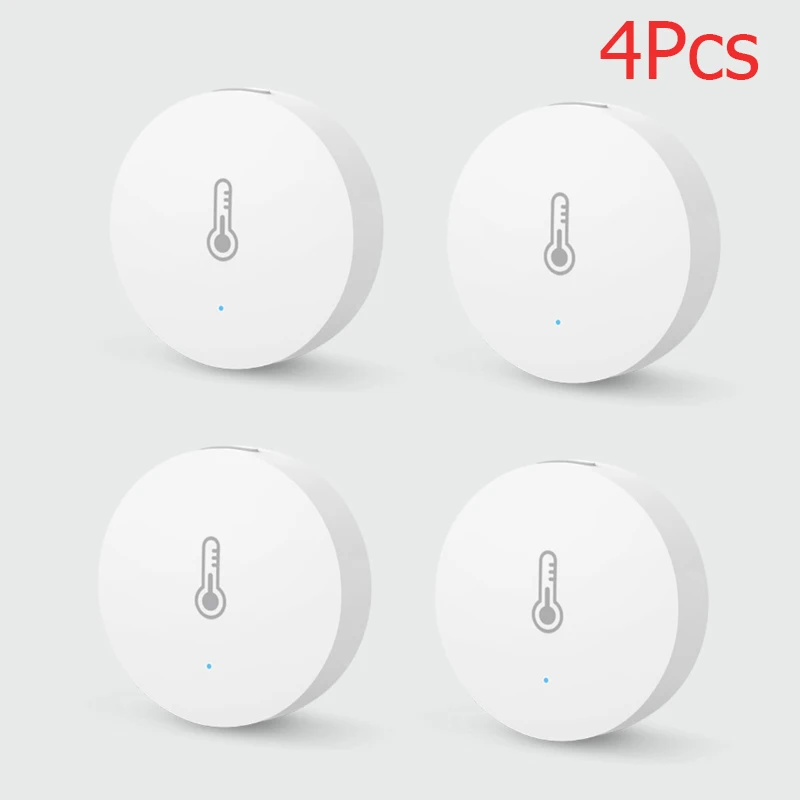 Mijia-4pcs Распродажа Xiaomi Aqara умный датчик температуры и влажности давления воздуха работает с Android IOS Mijia APP control - Цвет: Mijia-4pcs