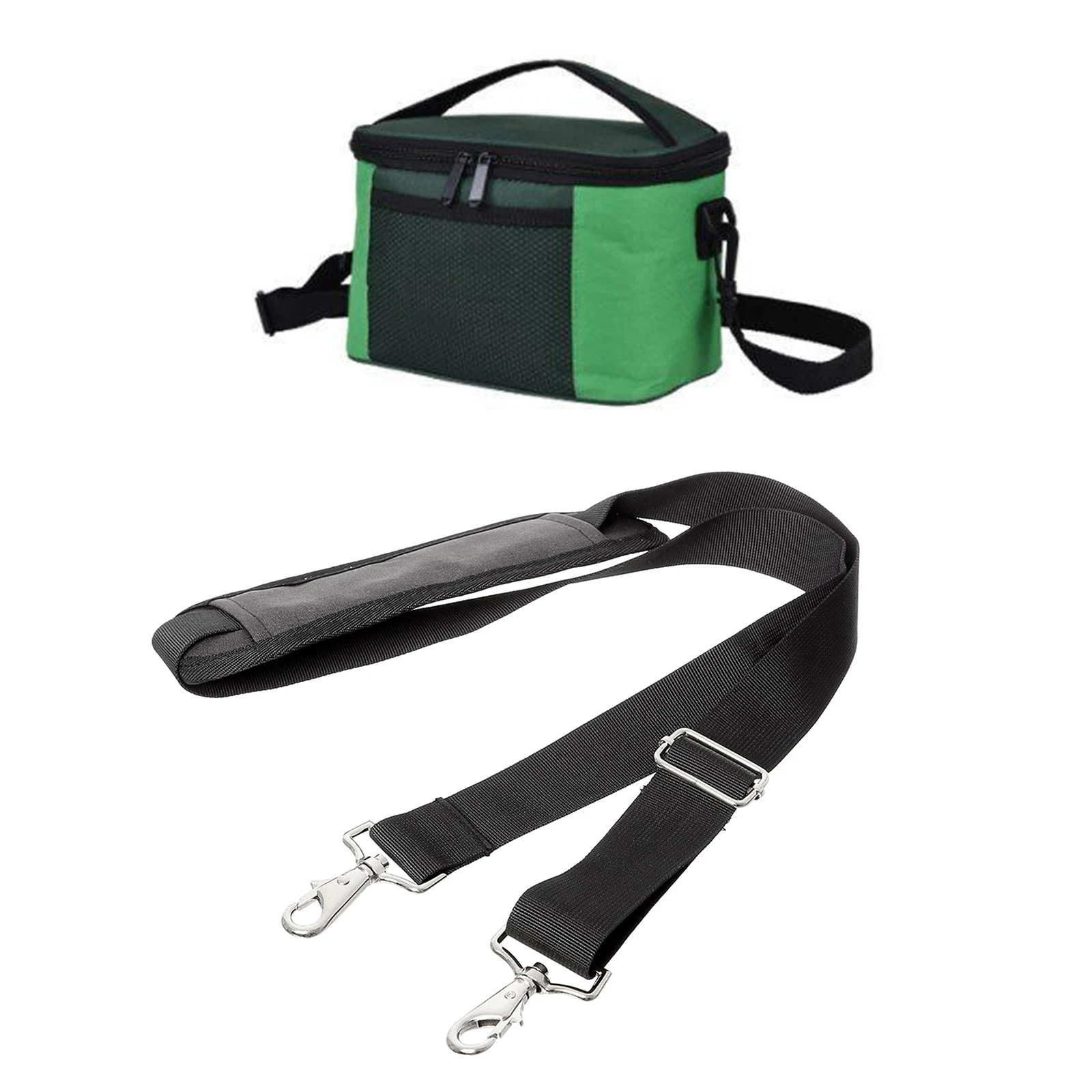 Universal Briefcase Nylon Laptop Shoulder Strap 150cm Adjustable Replacement Buckle Closure