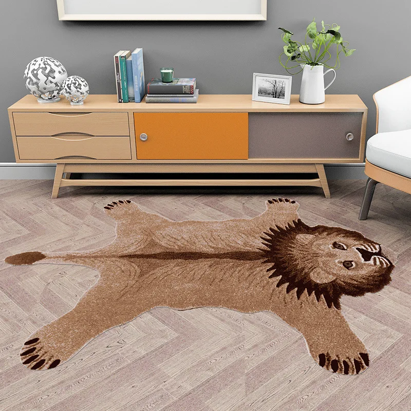 Bubble Kiss Creative Fur Rugs Tiger Leopard Printed Carpet Exquisite Design Fur Carpet for Bedroom Short Plush Carpet Home Decor Bubble Kiss Creative Fur Rugs Tiger Leopard Printed Carpet Exquisite Design Fur Carpet for Bedroom Short Plush Carpet Home Decor
