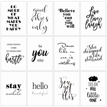 

Huacan 5D Diamond Painting Letter Scenery Mosaic Sayings Living Room Wall Decoration Diamond Art