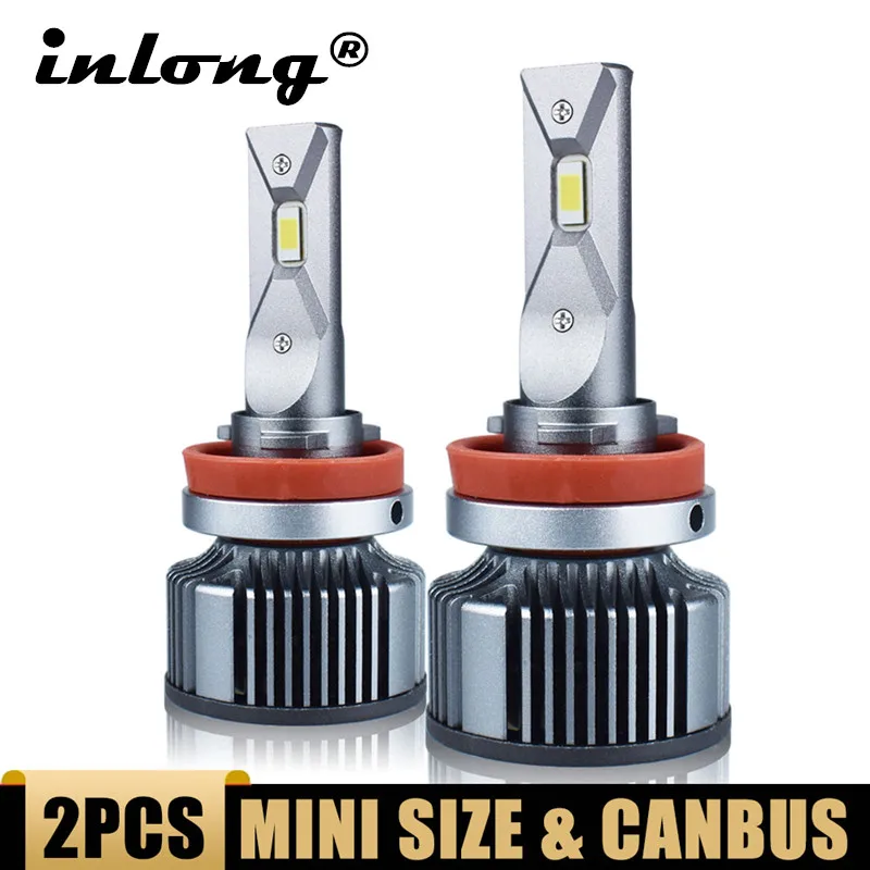 Inlong H7 светодиодная лампа H4 LED SAMSUNG чипы H8 H11 светодиодные лампы автомобильная 9005 HB3