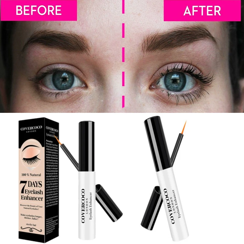 

5ml eyelash enhancer lash eyebrow hair line fast oil growth essence natural herbal eyelash growth liquid
