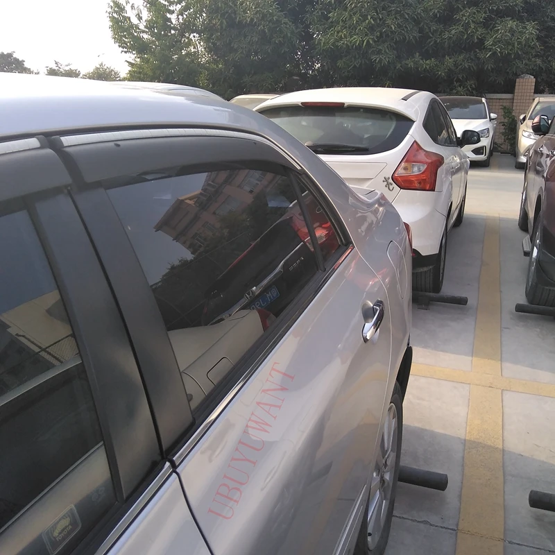 Подходит для Защитные чехлы для сидений, сшитые специально для Toyota Corolla 2008 2009 2010 2011 2012 4 шт./компл. окна козырек Vent Оттенки Защита от солнца дождь дефлектор гвардии авто аксессуары