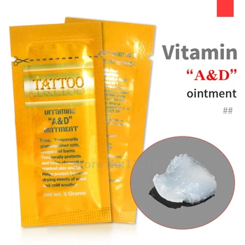 

50pcs High Quality Vitamin A+D Ointment Faster Healing Tattoo Cream Tattoo Recovery Cream 3D Permanent Makeup Repairing