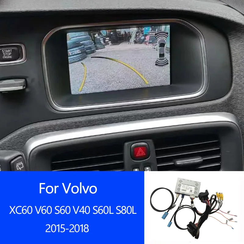 Car rear reverse camera interface for volvo xc60 v60 s60 v40 S60L S80L