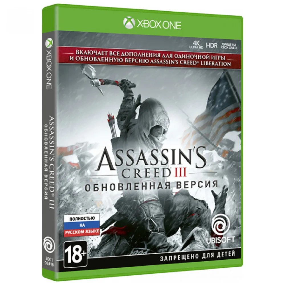 Игра для Xbox one Assassin’s Creed III. Обновленная версия(русская версия