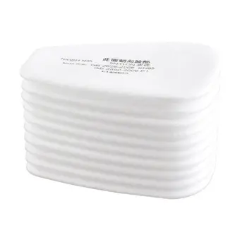 

1/5/6 PCS 5-layer mask with breathing valve filter Protective Fold Masks Pollution Dust Respirator Mask for Asthma+Filter Cotton