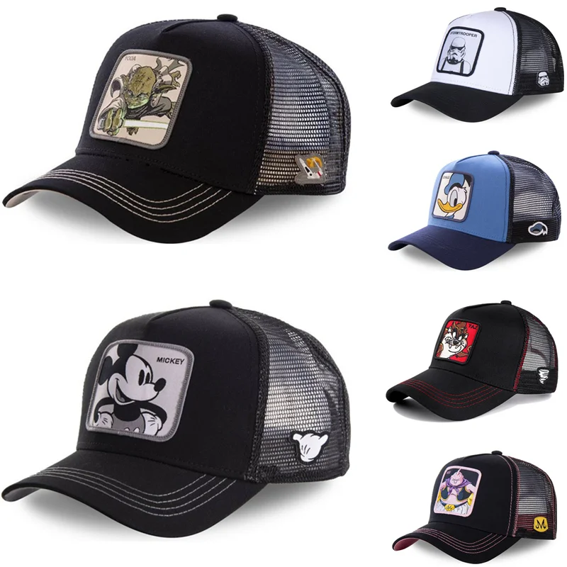 Новый бренд с рисунком из аниме Звездные войны Микки Маусом Snapback хлопок Бейсбол