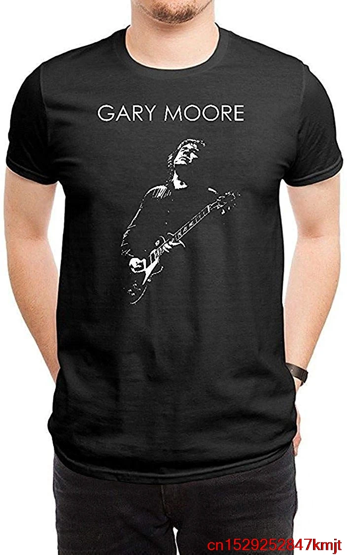FGHFG Men's T Cool Stylish Shirts Gary Moore Poster Black Unisex men women t shirt | Мужская одежда