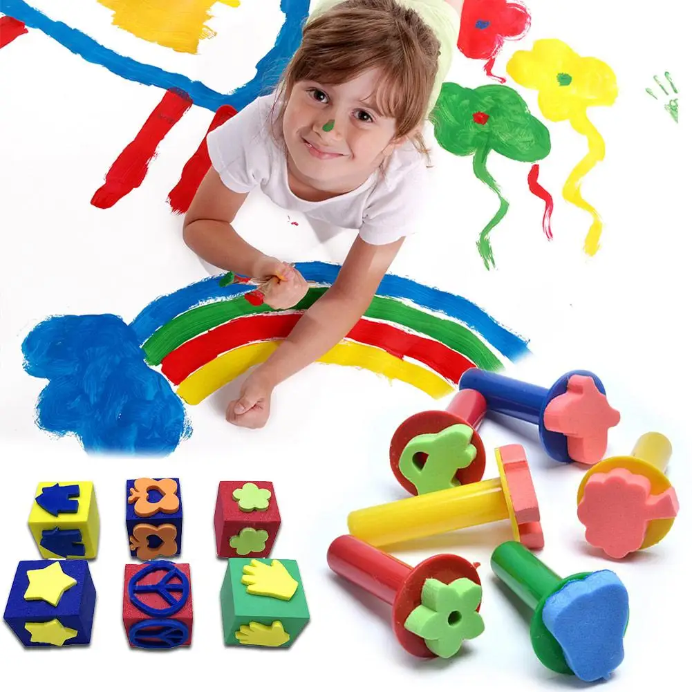 EVA печать штамп для ручки детская живопись художественные инструменты DIY