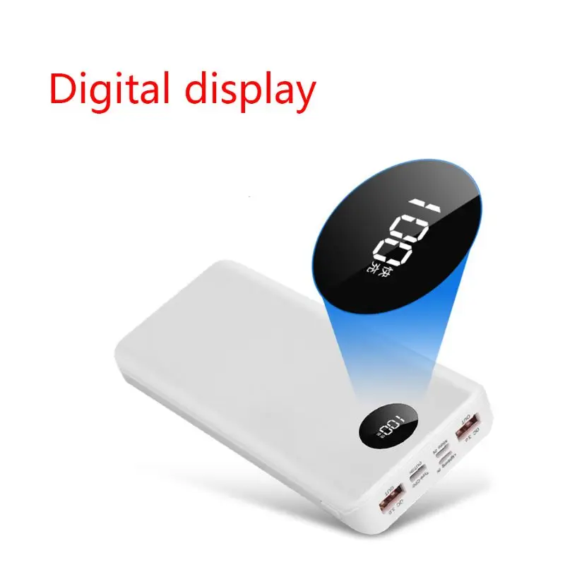 

DIY QC 3.0 Power Bank Case Quick Charge 3.0 External Battery 18650 Fast Charger Box Shell Kit Accessories