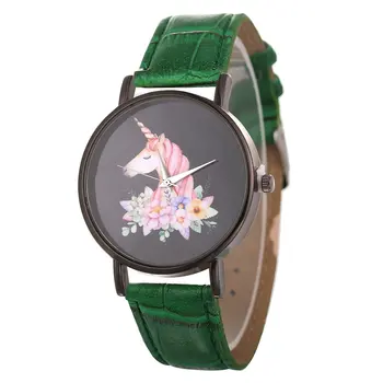 

Women's Watch Leather Strap Quartz Watch Band Wristwatch Strap Analog Quartz Travel Time Reloj femen