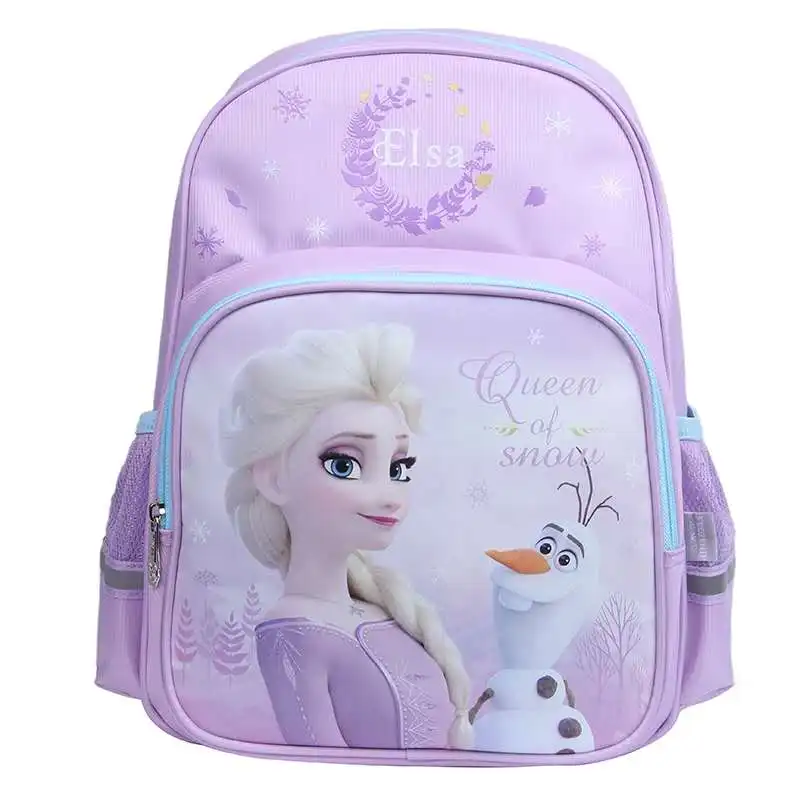 Disney Frozen School Bags For Girl Elsa Large Capapcity Light Primary School Backpack For Teenage Girls Grade1-2 Mochila Escolar