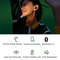 Xiaomi – écouteurs sans fil Bluetooth 5.2, Redmi Buds 3 Lite TWS, édition jeunesse, pour Redmi Note 10 Pro, Version internationale 5