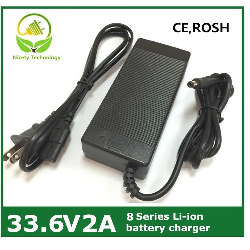 CE Approved 33.6V2a Lithium Battery Pack Charger for 8 Series Electric Bike/unicycle/Scooter ect | Электроника