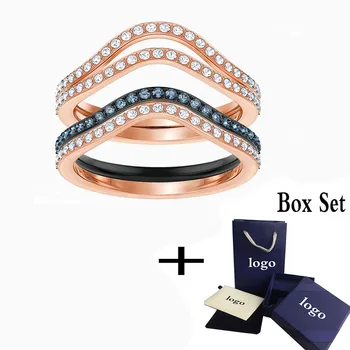 

SWA 2020 Fashion New Ring Intellectual Simple Accessories Elegant Charming Hharm Fashionable Ladies Jewelry Free Delivery