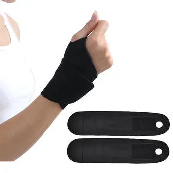 

1Pair Self-heating Magnet Wrist Support Brace Guard Protector Men Winter Keep Warm Band Sports Sale Tourmaline Product Wristband