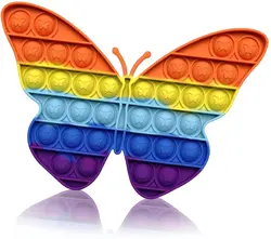 Jouet à Fidget papillon, bulle sensoriel, soulagement de l'anxiété, pour autisme, tdah, arc en ciel, 2021 