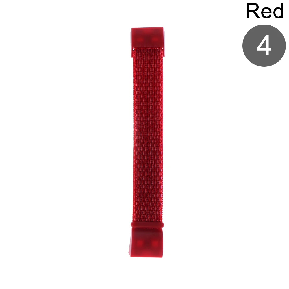 Нейлоновый ремешок-петля, волшебная лента для Fitbit Charge 2, умный фитнес-трекер, сменные браслеты, многоцветные часы, ремешок - Цвет: 4-Red