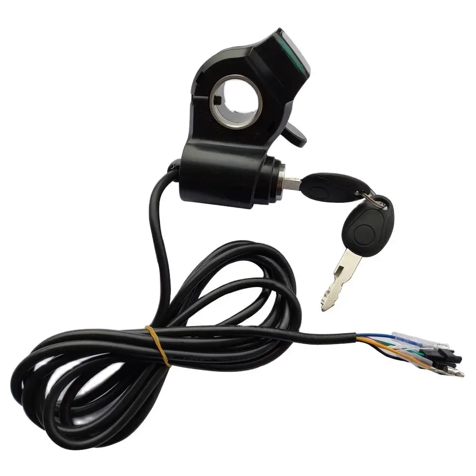 Controllo Velocità Bici Elettrica Per Bici E Scooter Elettrici - 3 Fili, Compatibile 24V 36V 48V, Colore Nero Manopola Acceleratore Twist