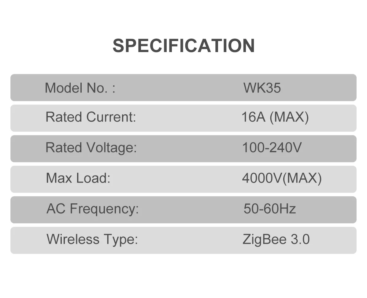 Lellki zigbee tomada de parede ue br