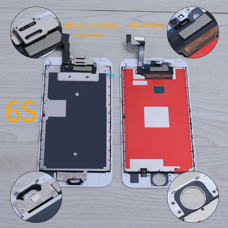Full Assembly LCD Ecran For iPhone 6 6s 6sP Display Replacement 3D Touch Screen Digitizer with 4
