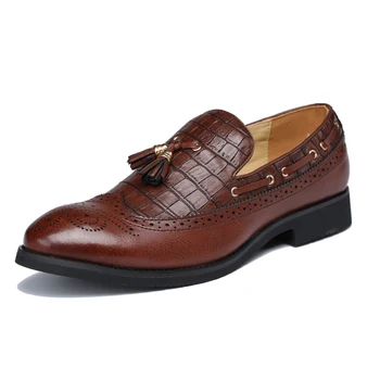 

Male Shoe Leather Loafers Driving Shoes Slip on Moccasins Casual Flats Breathable Men Shoes Luxury Brand Mocassin Homme