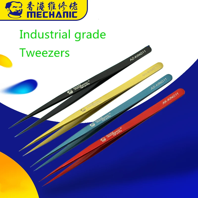 

SmartFix Industrial High henacity Colorful Tweezer Clamp for PCB Motherboard IC Repair Tool hot sale
