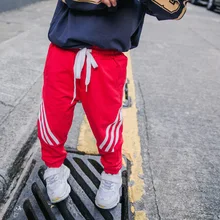 Весенние детские повседневные штаны, стиль, модные детские штаны в Корейском стиле