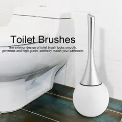 Креативный держатель для туалетной щетки, ванная комната, Туалет жесткий очищающий с основанием из нержавеющей стали