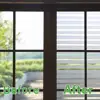 LUCKYYJ Window Sticker Striped Window Decal Non-Adhesive Privacy Film, Vinyl Glass Film Window Tint for Home Kitchen and Office ► Photo 2/6