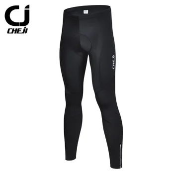 

Mens Padded Cycling Tights Bicycle Bike Long Pants Reflective Size S~3XL