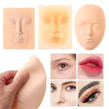 Beginner Tattoo Machine Microblading Eye Lips Face Tattoo Training Makeup Practice 3D Pads Fake Skin
