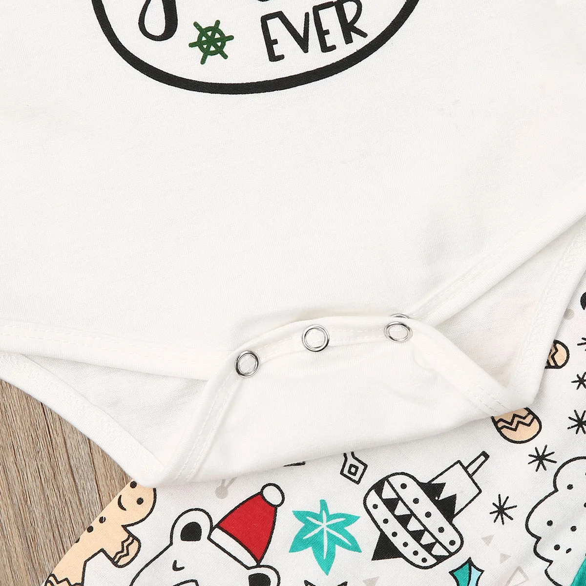 Г. Летняя одежда для малышей Рождественский комбинезон для новорожденных девочек, топ, штаны шапка, комплект из 3 предметов, Санта-подарки, комплект одежды с принтом, От 0 до 2 лет