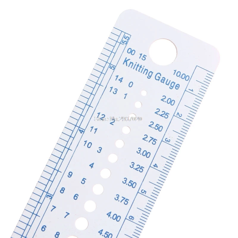 Kintting Gauge Линейка, измерительный инструмент пластиковая синяя линия мягкий прочный Au13 19 Droship