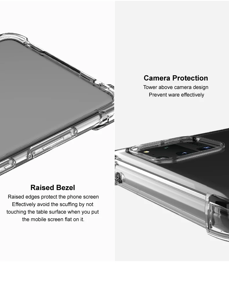IMAK for Xiaomi Black Shark 3 Case Shock-Resistant Shockproof Soft TPU Back Cover Case for Xiaomi Black Shark 3 3s IMAK for Xiaomi Black Shark 3 Case Shock-Resistant Shockproof Soft TPU Back Cover Case for Xiaomi Black Shark 3 3s