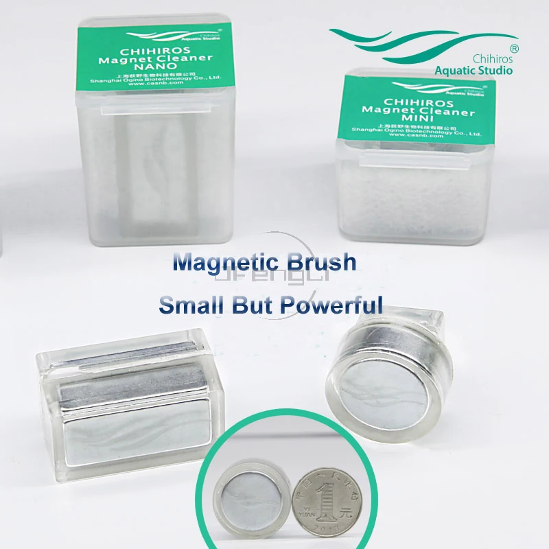 Cepillo Magnético Para Acuario | Limpiador De Vidrio De Doble Cara Para Peceras De Hasta 10 Mm (Iman Potente, 11 Cm)