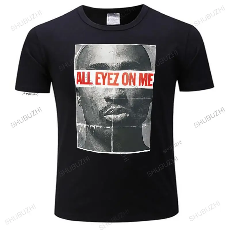 Хлопковая футболка мужские летние топы Горячие предложения Мужская 2pac Amaru Shakur All