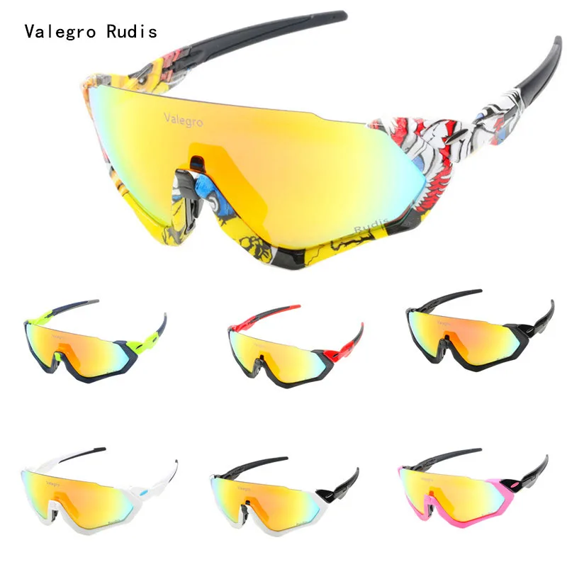 

Valegro Rudis 4 lens Polarized Cycling glasses red mtb Bicycle sunglasses Road Bike Glasses Goggles Sport foxe lazer cube tld E