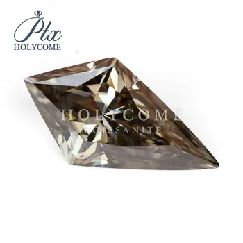 

High quality gray kite cut 12*8mm loose moissanite stones diamond for jewelry making