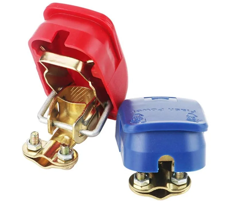 

2PCS Universal Battery Quick Release Connector Battery Terminals Clamps For Car Caravan Boat Motorcycle Car-styling