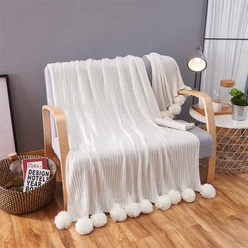 

Pure Cotton Knitted Fabric Office Nap Rug