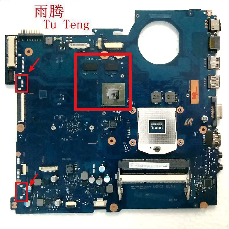 NP-RV520 RV520 материнская плата для ноутбука Samsung Дискретная графика HM65 100%