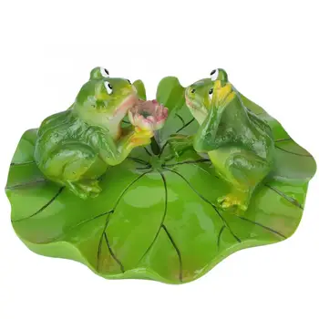 

Artificial Floating Water Leaf Animal Pond Fish Decoration Landscape Ornament Home Garden Decor Ornament