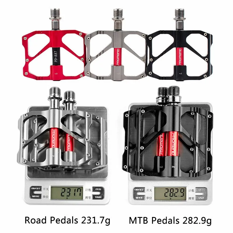 PROMEND Mtb Pedals Ultralight Bicycle Pedal Anti-slip Road Cycling Pedals Aluminum Alloy Mountain Bike Pedals Vtt Accessoire