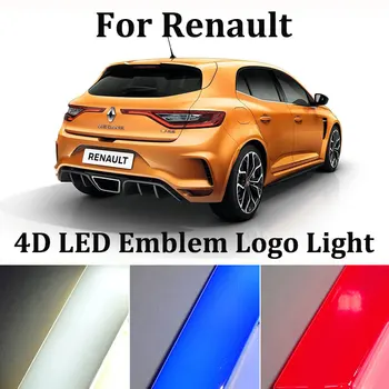 

9.4CM X 7.6CM 4D LED marker light for Renault twingo laguna koleos kadjar fluence led logo badge logo light