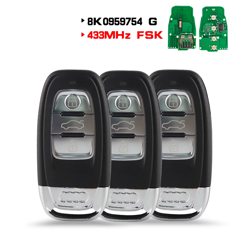Chiave/Telecomando Per Audi Q5 A4l A5 A6 A7 A8 Rs4 Rs5 S4 S5 Keyless Entry Lama - 3 4 Pulsante Smart 315mhz/433mhz/868mhz Audi 17 Chiave/Telecomando Per Audi Q5 A4l A5 A6 A7 A8 Rs4 Rs5 S4 S5 Keyless Entry Lama - 3 4 Pulsante Smart 315mhz/433mhz/868mhz Audi - H466245a5c6444799b43467291050e98fE